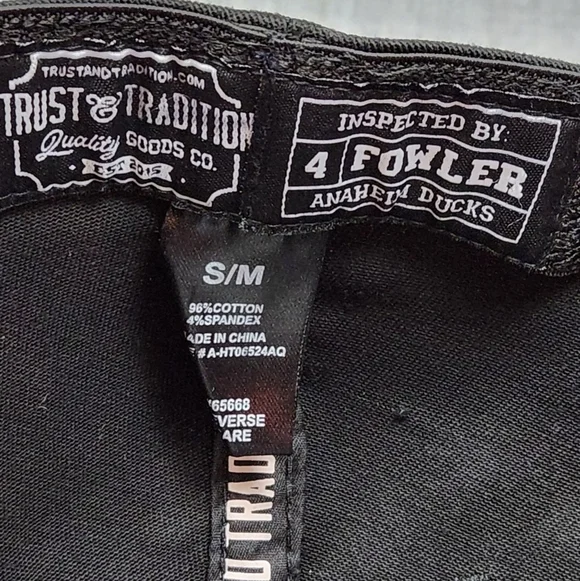 Anaheim Mighty Ducks NHL Cam Fowler C 4 Curved Bill Fitted Hat. - Picture 9 of 9